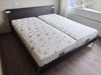 Ledikant Hülsta verstelbare lattenbodems matrassen topper, Ophalen, Gebruikt, Tweepersoons, Matras