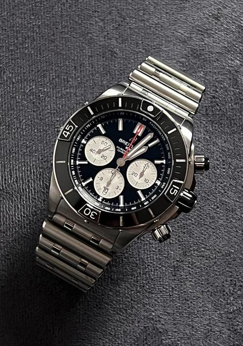 Breitling Super Chronomat B01 44 AB0136 FULL SET GARANTIE, Sieraden, Tassen en Uiterlijk, Horloges | Heren, Zo goed als nieuw