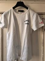 In Gold We Trust T-shirt - Maat M, Ophalen of Verzenden, Gedragen, Maat 48/50 (M), Wit