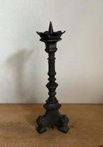 Gotische bronzen kandelaar, Antiek en Kunst, Ophalen of Verzenden, Koper of Brons