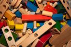 Houten blokken en houten (Baufix) constructie speelgoed, Ophalen, Gebruikt, Overige typen
