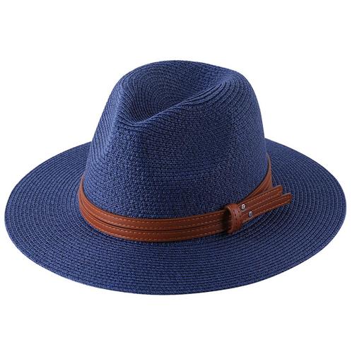 Blauwe panama hoed / heren dames vrouwen mannen strand zomer, Kleding | Heren, Hoeden en Petten, Nieuw, Hoed, Verzenden