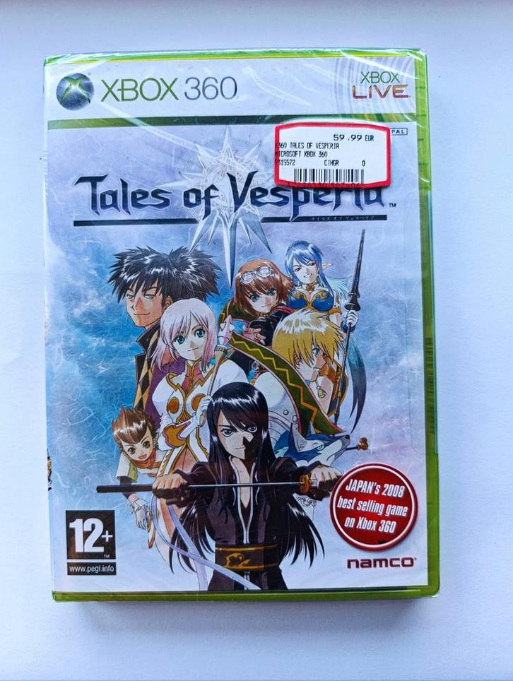GESEALD: XBOX 360 TALES OF VESPERIA (NIEUW), Spelcomputers en Games, Games | Xbox 360, Nieuw, Role Playing Game (Rpg), 1 speler