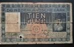10 gulden 1938 Oude man, Postzegels en Munten, Bankbiljetten | Nederland, Ophalen, 10 gulden, Los biljet