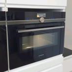 SIEMENS Blacksteel combi oven/magnetron, Witgoed en Apparatuur, Magnetrons, Ophalen, Combimagnetron, Oven, Zo goed als nieuw