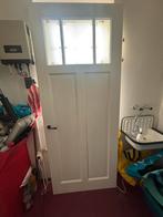 Skantrae binnendeur met facetglas 230x95, Doe-het-zelf en Verbouw, Deuren en Horren, Ophalen, Gebruikt, 80 tot 100 cm, 215 cm of meer