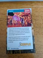 Kortingsbon voor Corpus, Drie personen of meer, Kortingskaart