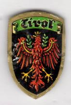 WANDELSTOKPLAATJE WAPEN TIROL ADELAAR, Verzamelen, Speldjes, Pins en Buttons, Verzenden, Gebruikt, Overige onderwerpen