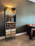 Dutchbone Wijnkast - Zo Goed Als Nieuw!, Huis en Inrichting, 15 tot 25 flessen, Ophalen of Verzenden, Zo goed als nieuw, 75 cm of meer