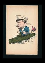 Winston Churchill  illustrator Peter Lutz, Ophalen of Verzenden, 1940 tot 1960, Ongelopen, Sterren en Beroemdheden