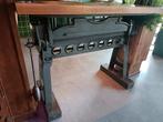 Unieke tafel - metaal snijmachine tafelonderstel, Ophalen