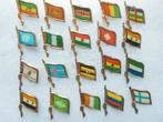 20 blikken speldje vlaggen, Ophalen of Verzenden, Gebruikt, Overige onderwerpen