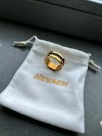 Nieuwe ring Nevaeh maat 19 goldplated met Roemeinse cijfers, Sieraden, Tassen en Uiterlijk, Ringen, Ophalen of Verzenden, Zo goed als nieuw