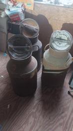 3 Carbidbussen - Melkbussen voor carbid schieten (3 stuks), Hobby en Vrije tijd, Feestartikelen, Ophalen, Gebruikt, Overige typen