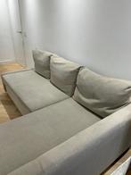 Comfortabele Slaapbank met Opbergruimte, Ophalen, 125 tot 150 cm, Zo goed als nieuw, Stof