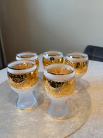 Luxe Bohemia kristallen glazen goudkleurig decor, Ophalen