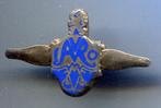 AVRO blauw email op zilverkleurig broche ( V_004 ), Verzamelen, Speldjes, Pins en Buttons, Verzenden, Nieuw, Merk, Speldje of Pin