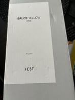 FÉST Bruce Yellow Vaas, Huis en Inrichting, 50 tot 75 cm, Geel, Ophalen of Verzenden, Glas