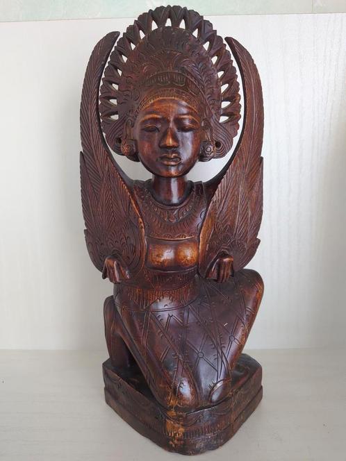 Oude Balinese Legong danseres/ houtsnijwerk/ jaren '50, Antiek en Kunst, Kunst | Beelden en Houtsnijwerken, Ophalen of Verzenden