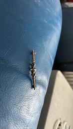 Vintage zilveren broche, Gebruikt, Minder dan 4 cm, Ophalen of Verzenden, Zilver