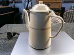 koffiekan creme met bies, Antiek en Kunst, Antiek | Emaille, Ophalen of Verzenden