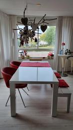 ikea tafel 180 x 90 cm, wit, Huis en Inrichting, Tafels | Eettafels, Ophalen, Gebruikt, 50 tot 100 cm, 150 tot 200 cm