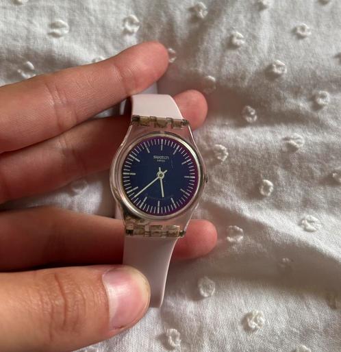 Swatch horloge, Sieraden, Tassen en Uiterlijk, Horloges | Dames, Gebruikt, Polshorloge, Swatch, Kunststof, Kunststof, Verzenden
