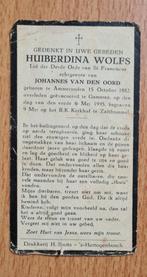 Bidprentje / Oorlog : 6 mei 1945 - Evacuee te Gameren, Verzamelen, Bidprentjes en Rouwkaarten, Bidprentje, Verzenden