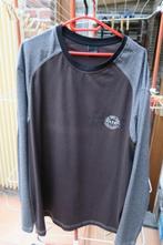 T-shirt nieuw lange mouwen bruin grijs Schiesser mt XL, Schiesser, Bruin, Maat 46/48 (XL) of groter, Nieuw