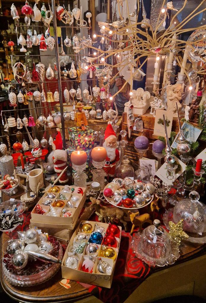 LAATSTE WEKEN! oude kerstballen vogeltjes slingers pieken ed, Diversen, Kerst, Gebruikt, Ophalen