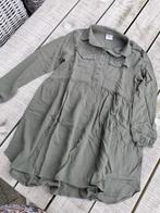 Jurkje/tuniek kaki mt134/140 meisje, Ophalen of Verzenden, Zo goed als nieuw, Meisje, Jurk of Rok