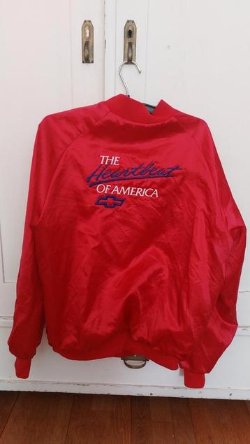CHEVROLET America Vintage 1970s 80s Baseball Jas Jack L Rood beschikbaar voor biedingen