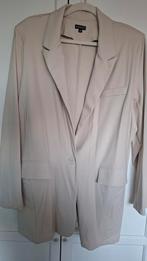 Exxcellent Blazer roomwit travelstof maat 48, Kleding | Dames, Grote Maten, Ophalen of Verzenden, Zo goed als nieuw, Wit, Jasje of Colbert