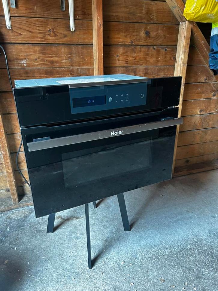Inbouwoven Haier, Witgoed en Apparatuur, Ovens, Zo goed als nieuw, Inbouw, Oven met grill, 45 tot 60 cm, Ophalen