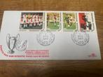 FDC stadspost Apeldoorn van 1e europacup van Ajax (1-11-71), Postzegels en Munten, Brieven en Enveloppen | Nederland, Ophalen of Verzenden