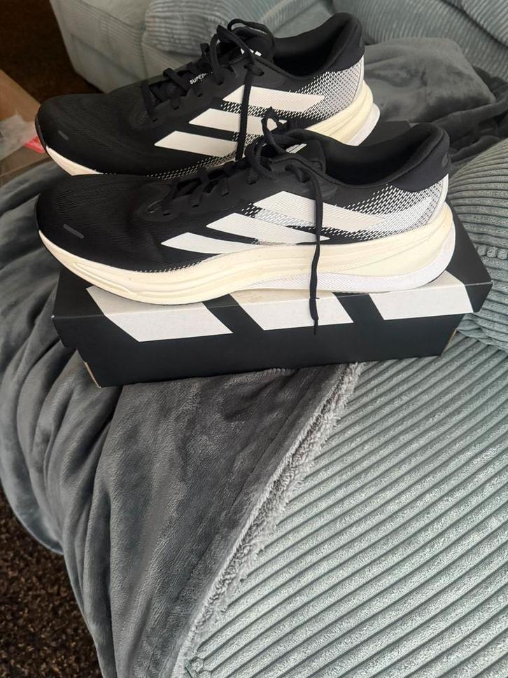 Adidas Supernova Solution 2 maat 46,5, Kleding | Heren, Schoenen, Gedragen, Sportschoenen, Zwart, Ophalen