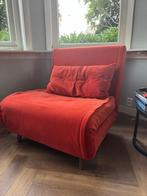 GRATIS!  Slaapfauteuil in prachtige kleur oranje van Made, Ophalen, Gebruikt, Eenpersoons, 80 cm