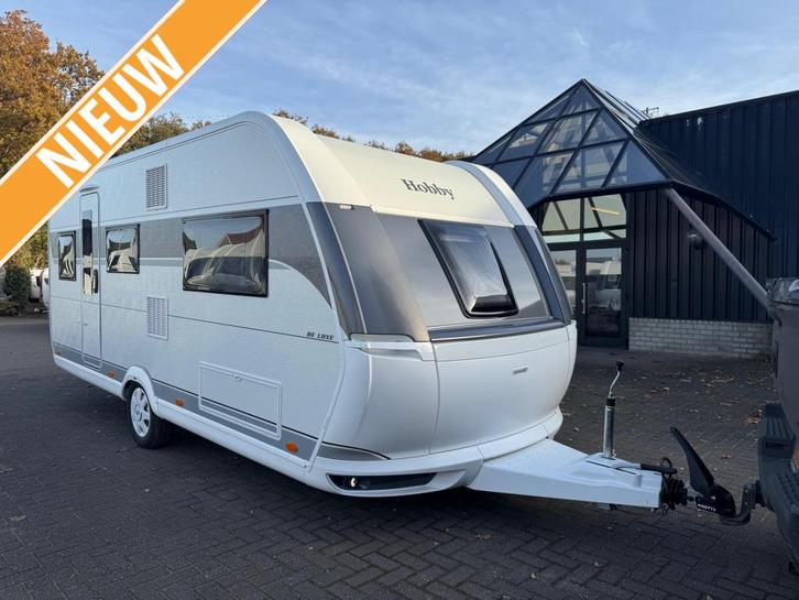 Hobby de Luxe 495 UL 2026 | Enkele bedden, Caravans en Kamperen, Caravans, Bedrijf, tot en met 4, 1250 - 1500 kg, Rondzit, Hobby