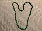 Ketting met malachiet kralen, Sieraden, Tassen en Uiterlijk, Kettingen, Ophalen of Verzenden, Nieuw, Groen, Steen of Mineraal