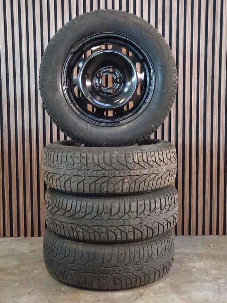 15" Orig.VW Golf 4 Bora velgen+GOEDE Winterbanden 5x100 Leon, Auto-onderdelen, Banden en Velgen, Banden en Velgen, Winterbanden