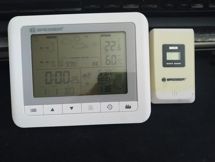 BRESSER TemeoTrend WFS Weerstation, Audio, Tv en Foto, Weerstations en Barometers, Gebruikt, Weerstation, Ophalen of Verzenden