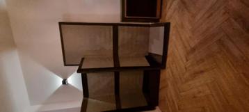 Hoekbank gebruikt bruin/ taupe