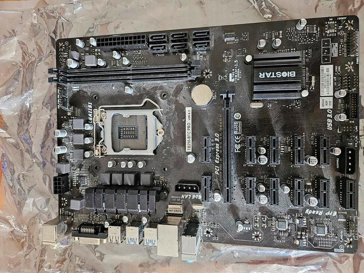 TB250-BTC Pro, Computers en Software, Moederborden, Gebruikt, Ophalen of Verzenden
