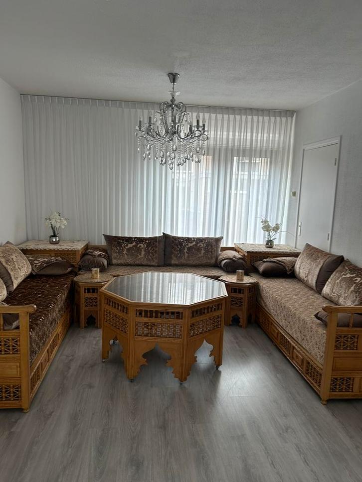 Marokaanse saddari, Huis en Inrichting, Banken | Complete zithoeken, Zo goed als nieuw, Hout, Ophalen of Verzenden