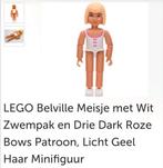 Lego belville meisje met badpak/zwembad, Ophalen of Verzenden, Zo goed als nieuw, Lego