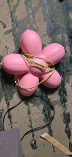 Roze bloem muurlamp, Huis en Inrichting, Lampen | Hanglampen, Ophalen, Kunststof, Kindvriendelijk, Zo goed als nieuw