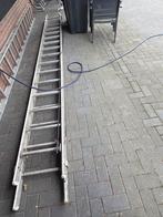 2 delige uitschuifladder 2x16 spots, Doe-het-zelf en Verbouw, Ladders en Trappen, Ophalen, Gebruikt, 4 meter of meer
