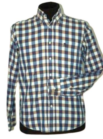 River Woods geruit overhemd, shirt, bl/wit, Mt. S beschikbaar voor biedingen