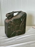 Vintage jerrycan Staal, Ophalen of Verzenden