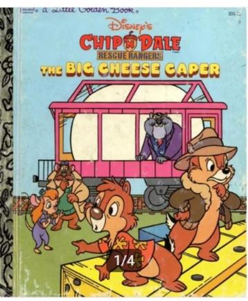 Little Golden Book: Disney Chip 'n Dale The Big Cheese Caper beschikbaar voor biedingen